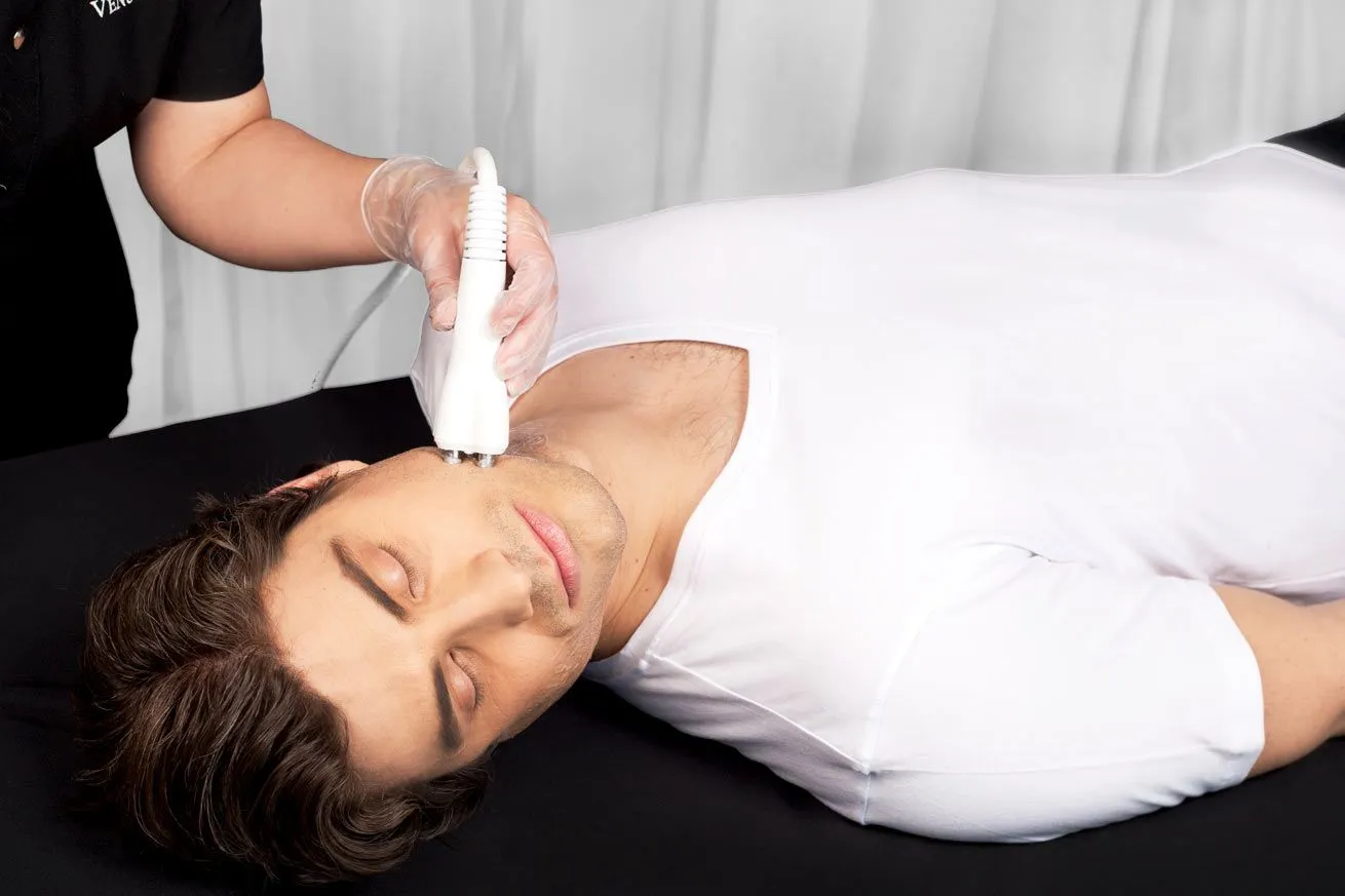 Radio frequency skin lift wand