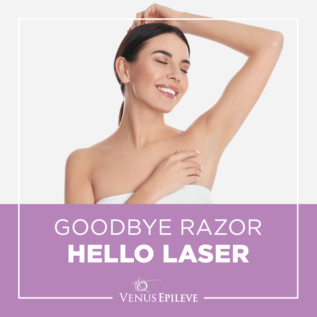 Venus Epileve laser hair removal promotional image