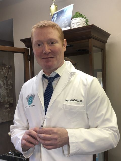 Dr. Craig Schacher, certified injector at Advanced Aesthetics