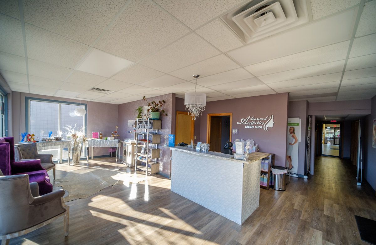 Advanced Aesthetics Medi Spa reception area
